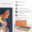 "Dog Alerte Dogs", ensemble de 3 reproductions de couleurs abstraites sur toile par Jude A-93060228