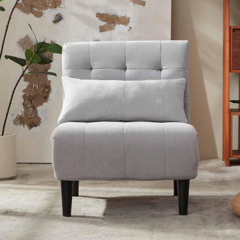 Upholstered Accent Chair, single, Grey