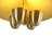 Ultra-Modern 4-Light Flat Dome Pendant