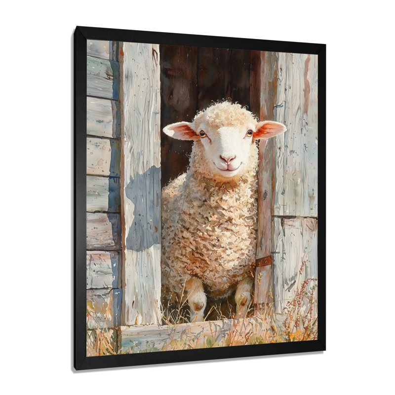 Donneisha - animaux, impressions sur toile, Noir, H 20 po x l 12 po, Reproduction encadrée d'une seule photo