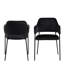 Clasien 48.5cm H Upholstered Armchair in Black
