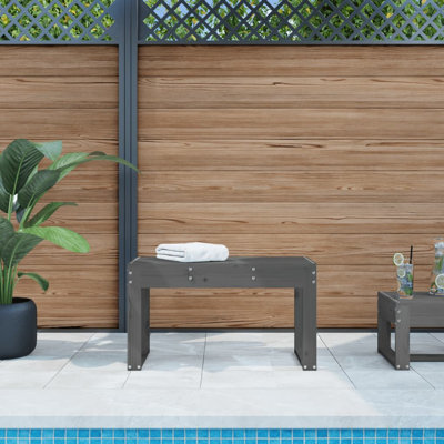 Dimmick Solid Wood Outdoor Bench