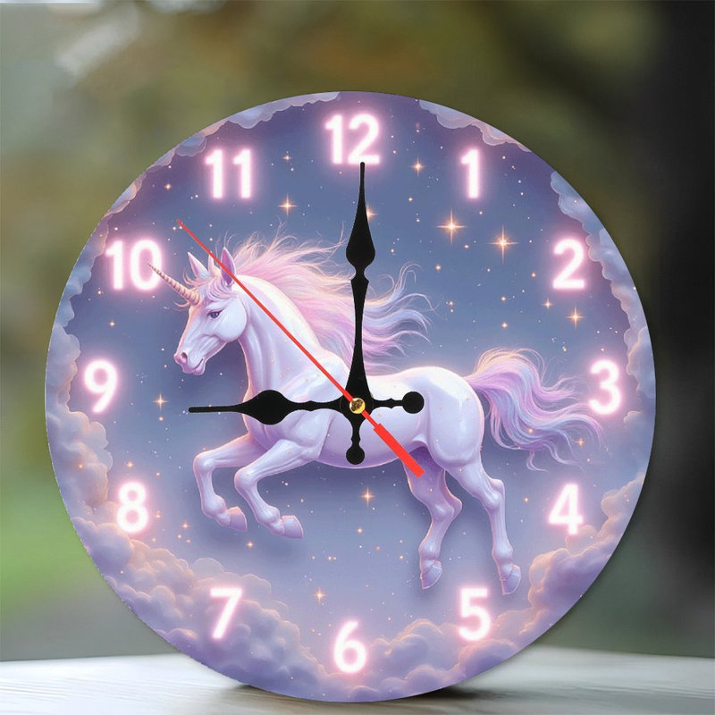 Horloge licorne