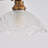 2‑Light Antique Brass Bathroom Vanity Light with Textured Glass Shade