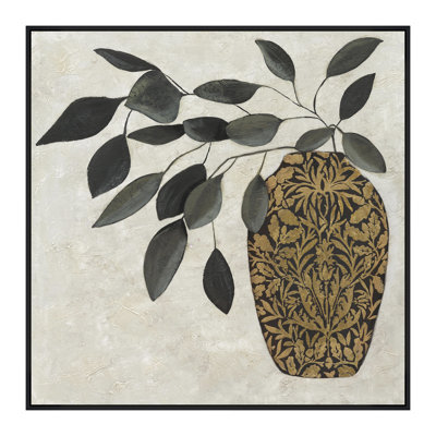 Luxury Ornament II Framed Embellished Canvas by Art Brand Studios