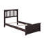 Lit de base en bois massif Brunelle avec pied de lit assorti-546309035-546309036