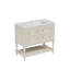 Meuble-lavabo 36 po avec armoire à pharmacie et miroir - 4 tiroirs, structure en bois massif