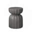 Ensemble de table basse et de table d'appoint 13 "modernes et imperméables pour l'intérieur et l'extérieur, conception en ciment durable-260925654