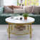 Breyon Nesting 4 Legs Round Coffee Table with Storage
