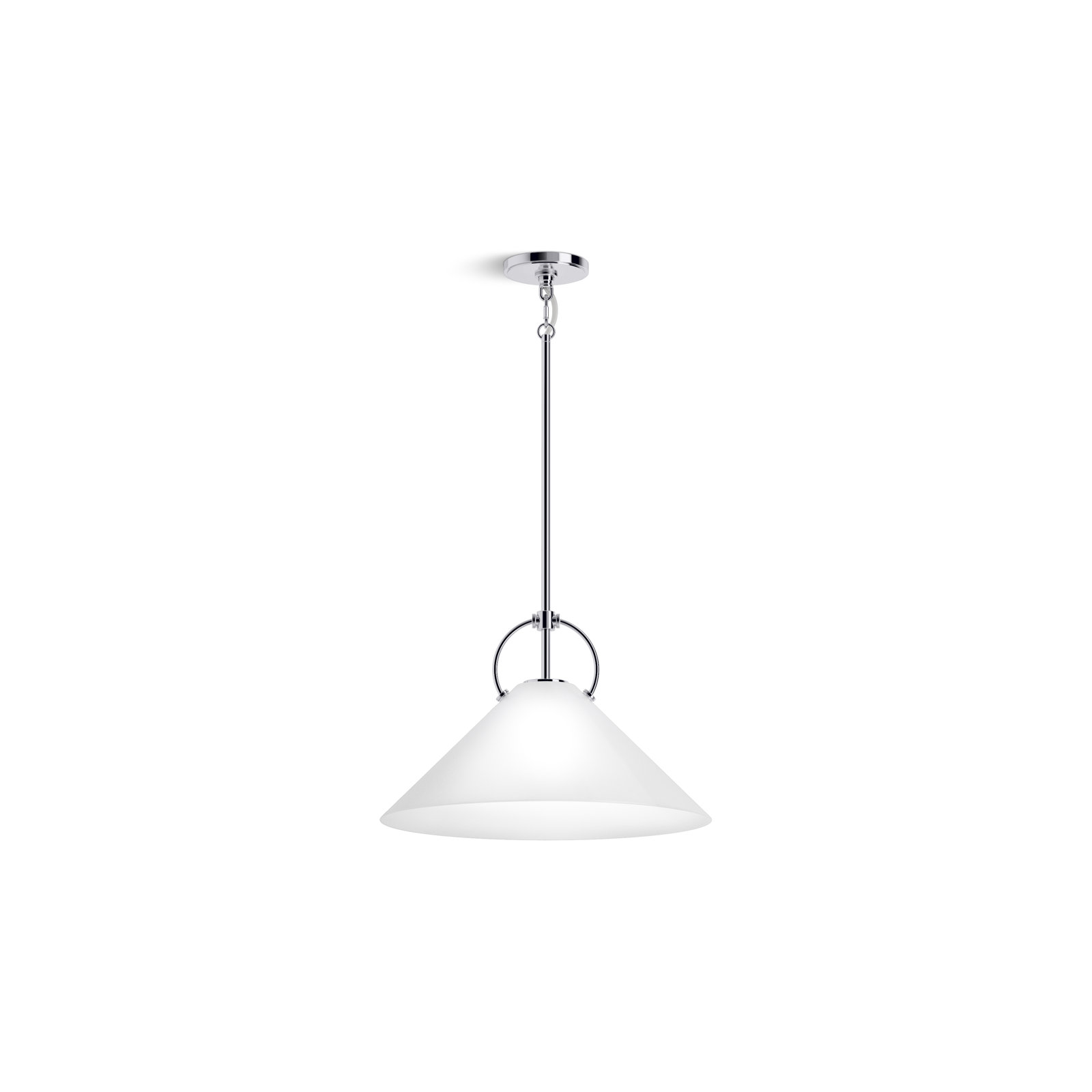 Kernen By Studio McGee 18 in. Pendant, Polished Chrome