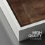 Style Mid-Century brun foncé, formes abstraites neutres, grand cadre rustique, décor minimaliste M20-119461020-101791374-101791377