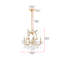 Lustre à 6 lumières de style bougie Stockard-20210726