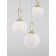 3 - Light Gold LED Cluster Pendant