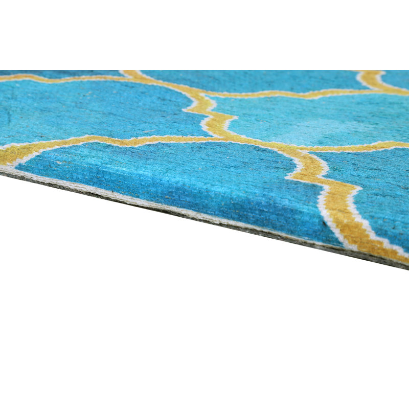 Tapis de couloir rembourré luxueux en coton tissé épais - antifatigue, antidérapant, 18 po x 48 po