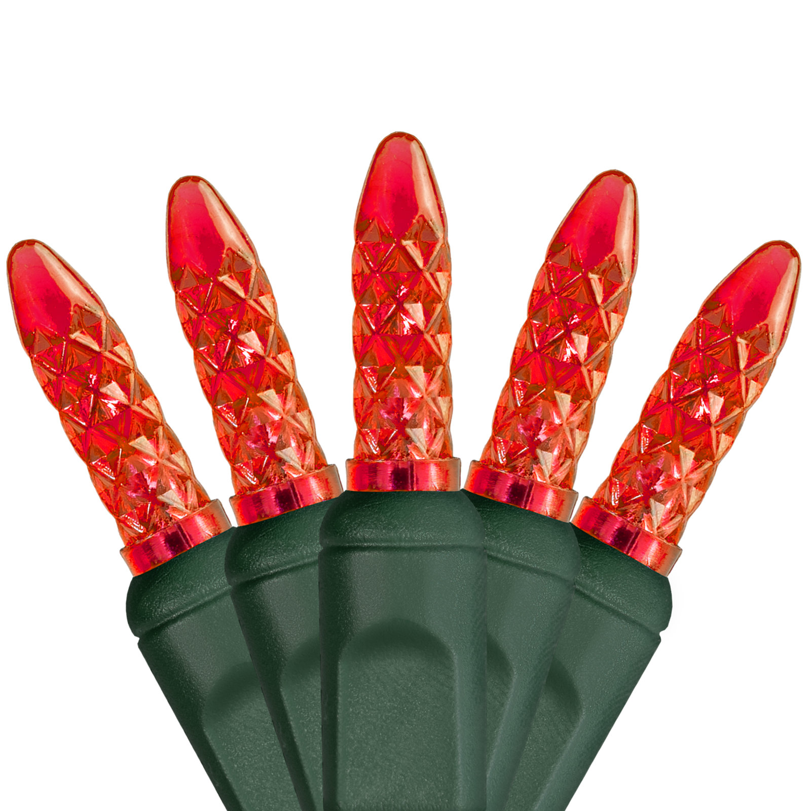 24' 70-Light LED Christmas String Lights, Red