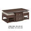 Ensemble de table basse et repose-pieds relevable Clairabelle