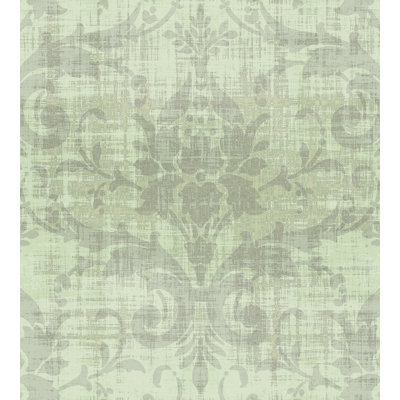 Palace Damask Metallic Wallpaper