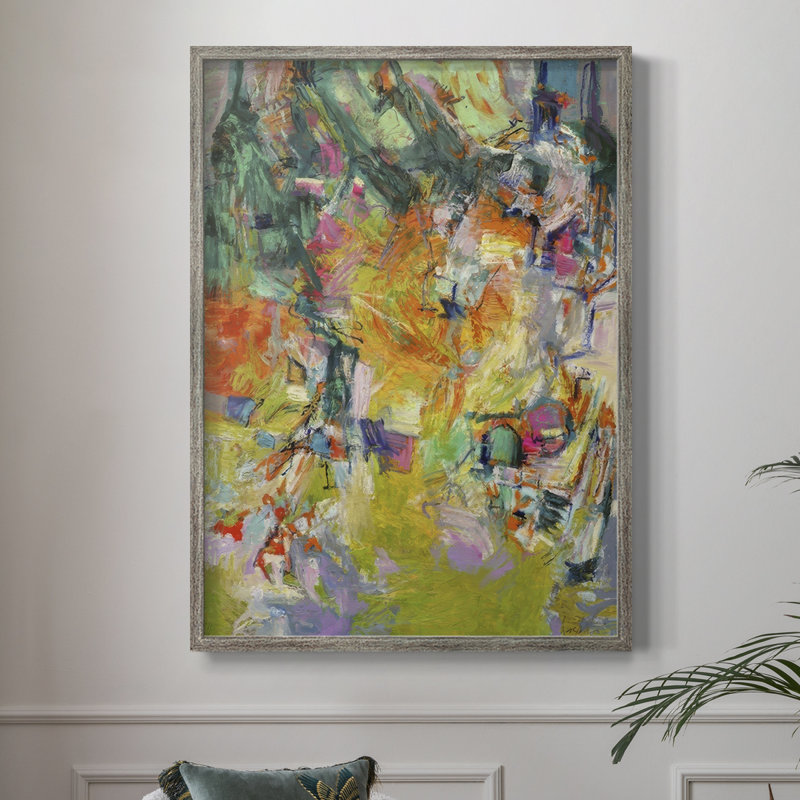 Syncopation III, reproduction encadrée - bois massif, H 15 po x l 12 po