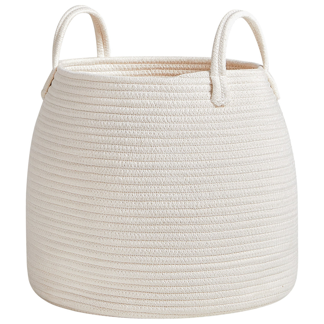 Nursery Laundry Basket | Kids Hamper for Blankets, Pillows,Toys | Baby Toy Basket Highland Dunes