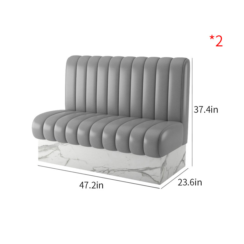 Banc de rangement pour le café-restaurant Light Luxury