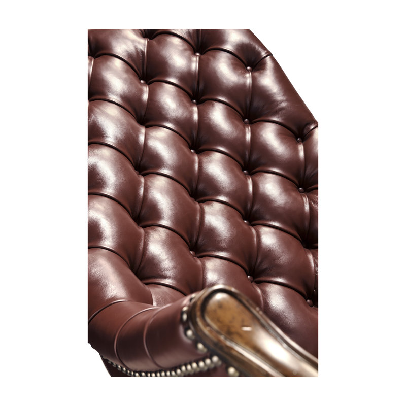 Fauteuil de direction en cuir véritable Buckingham