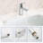 Single Handle Brass Bathroom Sink Faucet