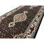 Hand-Knotted High-Quality Black and Cream Runner