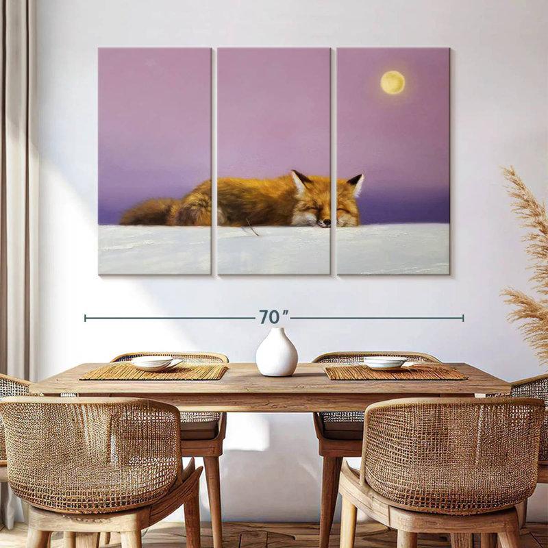Brampt Dreamweaver Fox, 42" H x 65" W