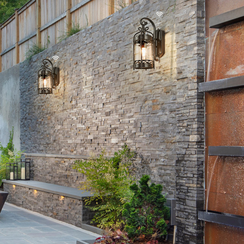 outdoor wall sconce with dusk to dawn-1 light