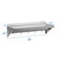Stainless Steel Flat Wall Mounted Pot Rack