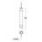 Miami - LED Pendant - 15" - Black-124325598-124325600