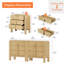 Ensemble de 2 armoires d'appoint en bois avec tiroirs Adora-1828300304