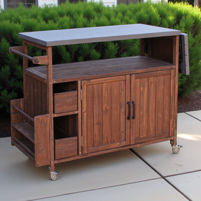 Chariot de cuisine pour l'extérieur 54,33 "Farmhouse