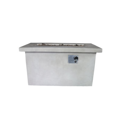 24'' H Concrete Propane/Natural Gas Outdoor Fire Pit Table
