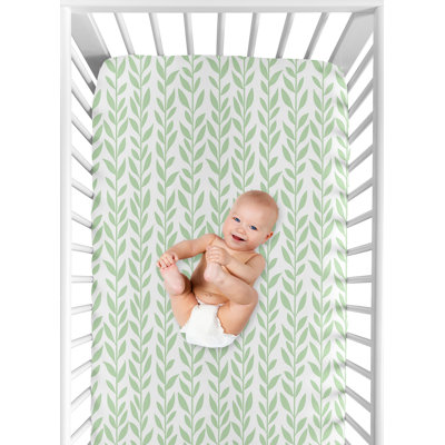 Drap-housse pour lit de bébé tournesol