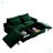 Two-Seater Sofa With 2 Storage Footrest for Living Room-1988808397