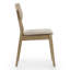 Ensemble de 2 chaises en bois lavé Astin avec siège en tissu beige-1366556949