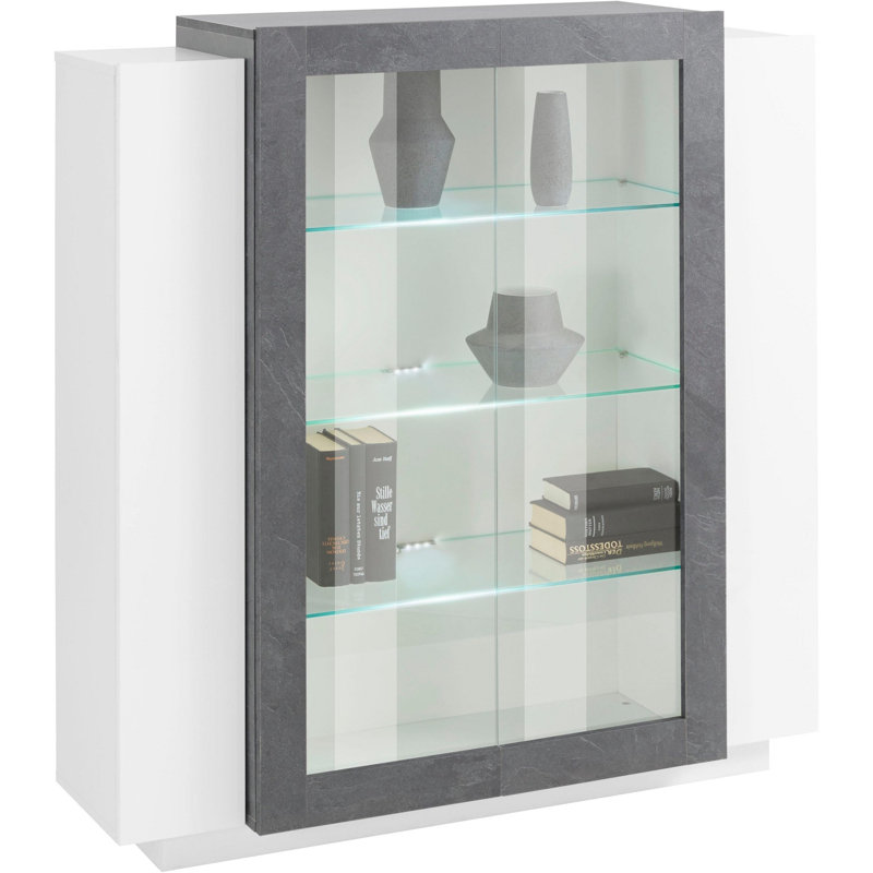 Nostrand 120cm Sideboard, White/Report Grey