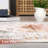 Machine Washable Rug with Rubber Backing for Living Room Boho Non-Slip Dining Room Rug Easy-Cleaning Floor Carpet for Bedroom-420953692