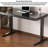 Toughened Glass Desktop Electric Adjustable Desk-1826506126