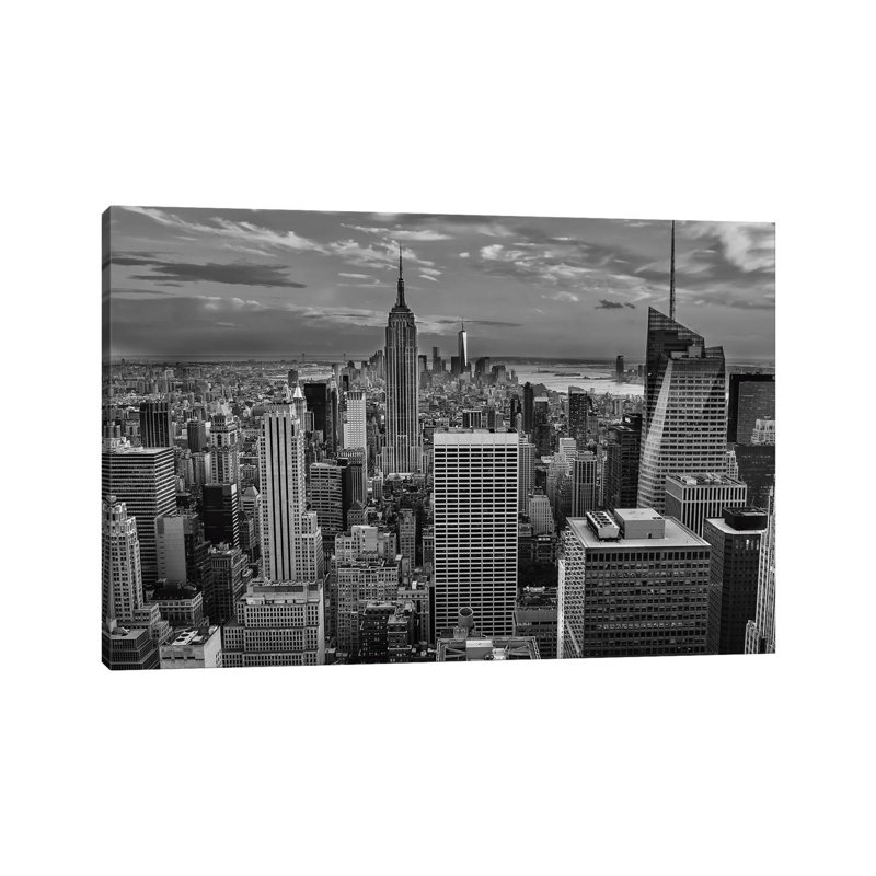 NYC Sky View by David Gardiner - Wrapped Canvas Print, 20.32 cm H x 30.48 cm W
