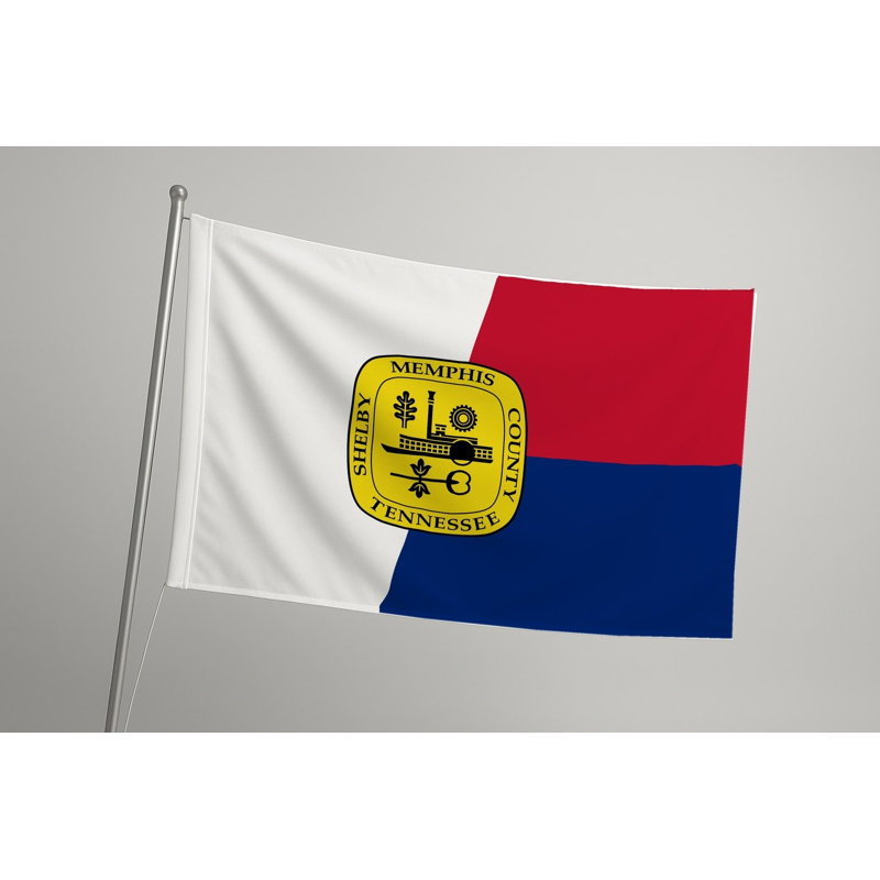 Drapeau de la ville de Memphis - drapeau extérieur, 36" H x 60" W