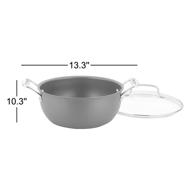 Cuisinart Chef's Classic 6 Quart Non-Stick Hard-Anodized Stockpot with Cover