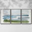 Coastline Splash II - Toile encadrée multi-pièces-411082922-411082917