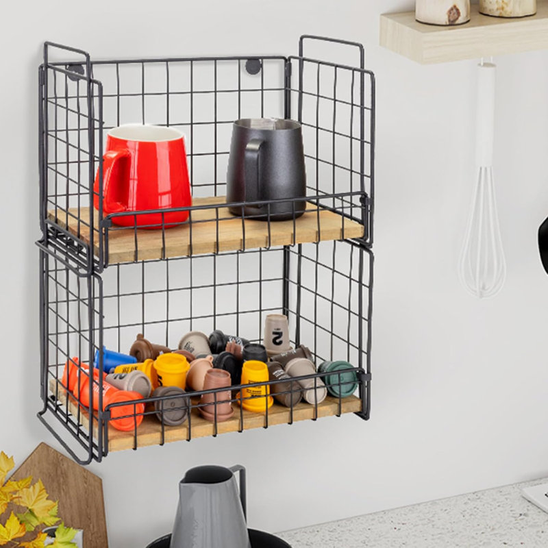 Stackable Metal Wire Hanging Basket