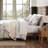 Ensemble de housse de couette réversible gris en coton Port Gamble Eddie Bauer-103249149