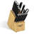 Granitestone Pro Nutriblade 14 Piece Stainless Steel Black Knife Set With Wooden Block-88499591