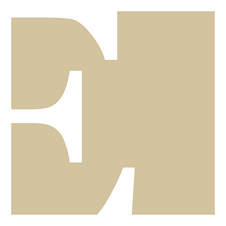 « the type » letter, E, H 18 po x l 18 po x P 1,5 po