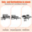 101cm Wide Straight Iron Patio Daybed