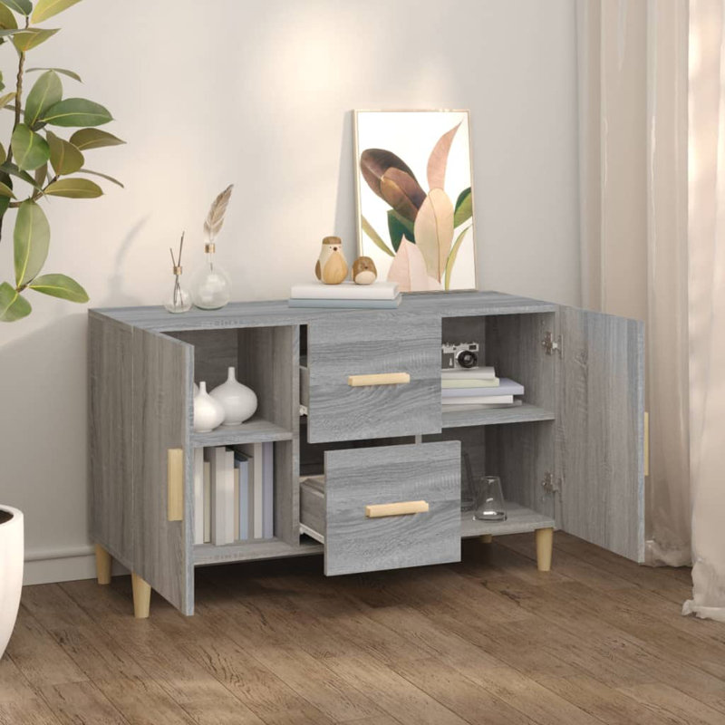 39.4'' Sideboard, Gray Sonoma